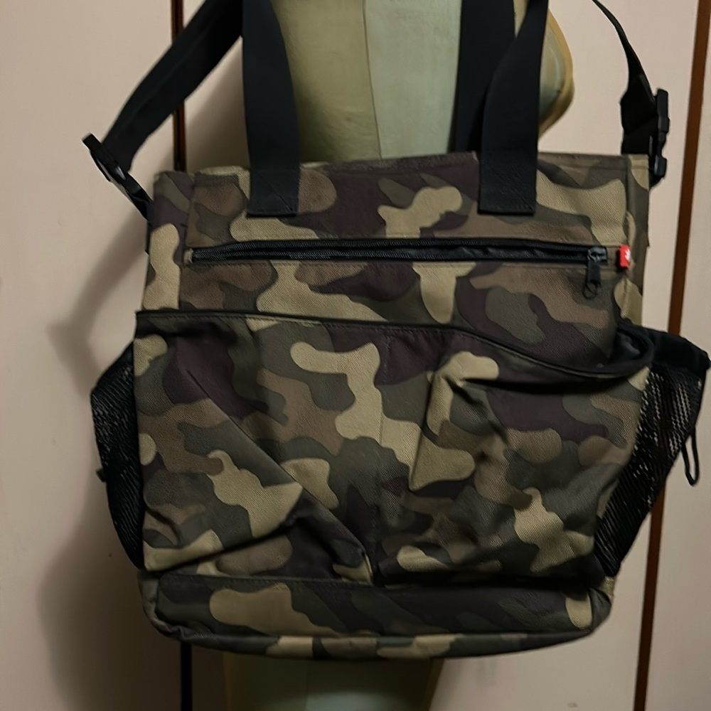Skip hop camo diaper bag